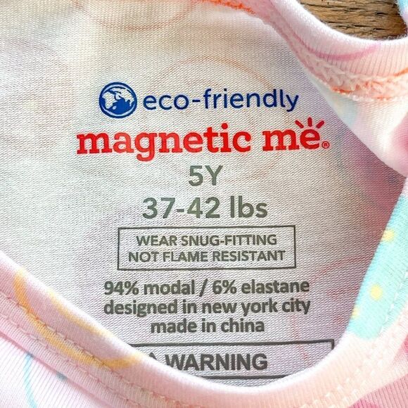 NWT! Magnetic Me Pink Smile No Drama Modal Pajama Short Sleeve Set - Picture 6 of 6